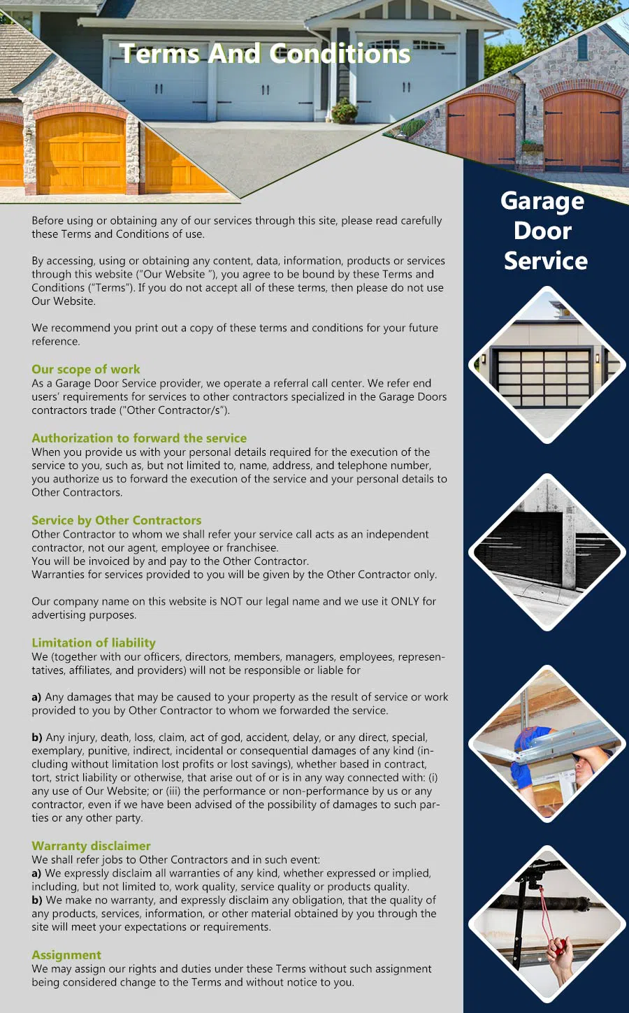 Trust Garage Door Brooklyn, MD 410-834-5343